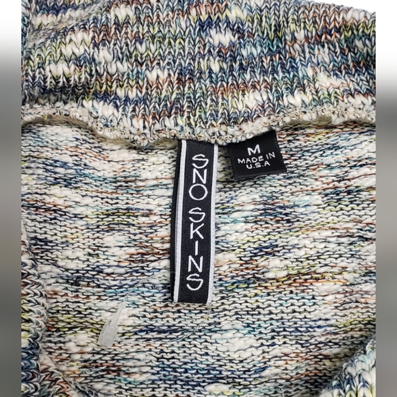 COPY - NWOT Sno Skins Asymmetrical Button Detail Space Dye Tunic Sweater - Picture 7 of 11